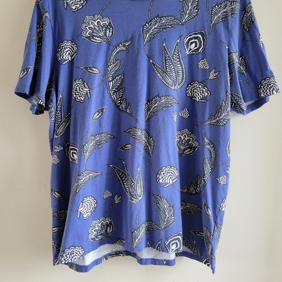 Ted Baker London Classic Floral Print Relaxed Fit Crewneck T-shirt - Picture 5 of 9